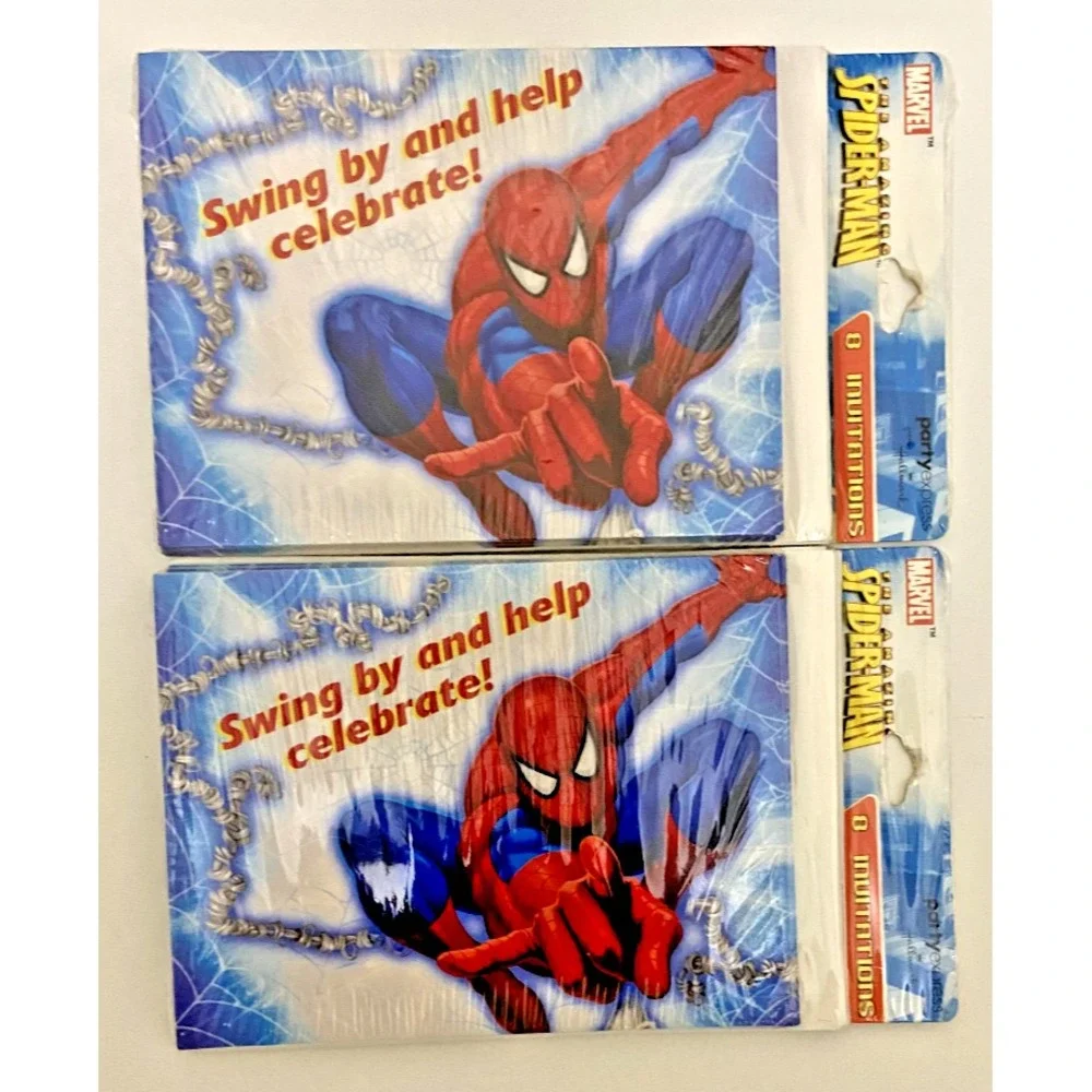 SPIDER-MAN Swing By And Help Celebrate!‎ 16 Birthday Party Invitations